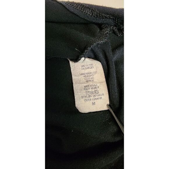 Soprano Cowl Neckline Sleeveless Black Knee Length Dress Size Medium - Picture 6 of 6